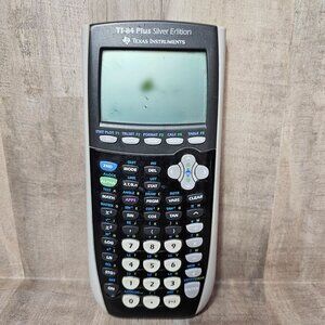 TI-84 Plus Silver Edition Calculator No Cover Parts Only Does NOT Work AS IS